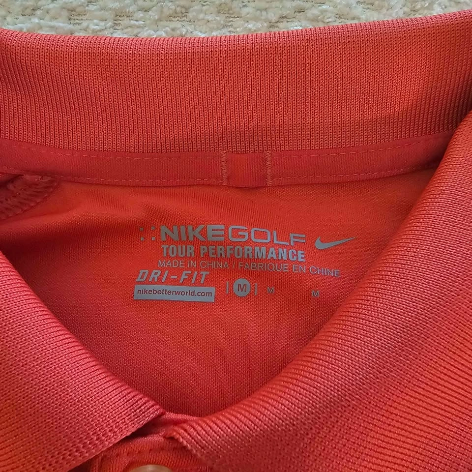 Nike Golf Dri-FIT Polo Shirt Men’s Medium Bright Red - photo 3