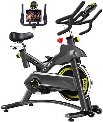 CYCLACE EXERCISE BIKE STATIONARY, 330LBS CAPACITY - BLACK/STAINL - photo 2