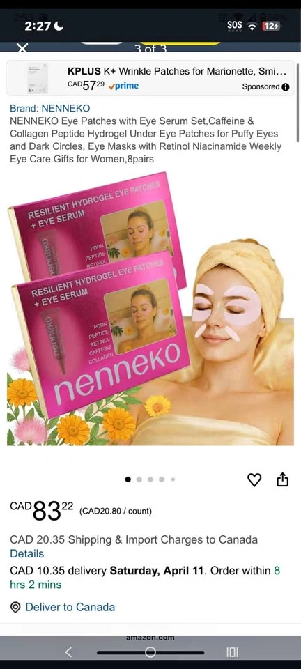 Nenneko Eye Patches + Eye Serum