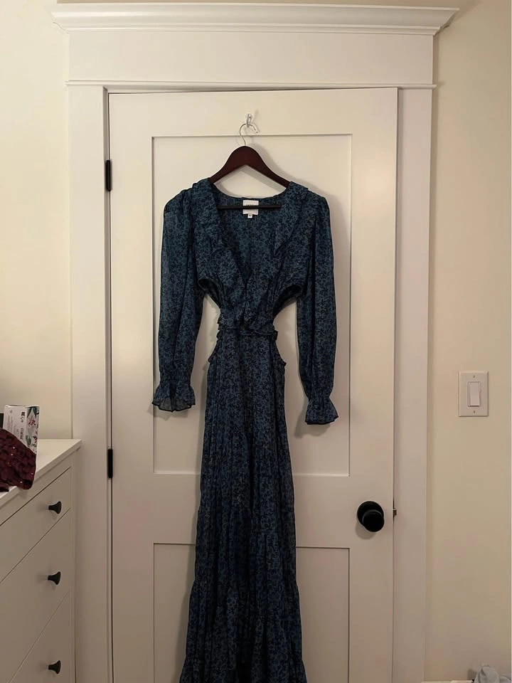 MISA Los Angeles Amelia Long sleeve cut out dress - photo 5
