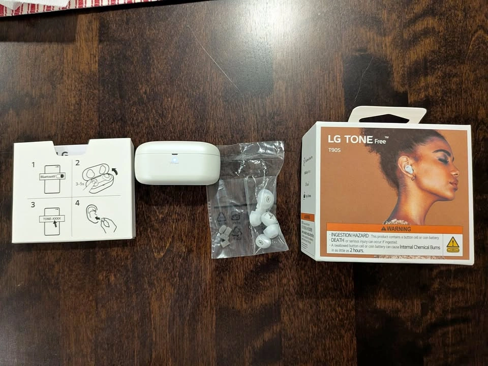LG Tone Free T90s Dolby Atmos Wireless Bluetooth Earbuds