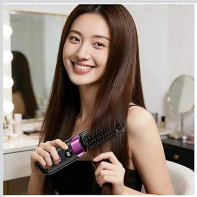 BRAND NEW Wireless Straightening Comb F9 – Style Faster, Stay Sm - photo 4