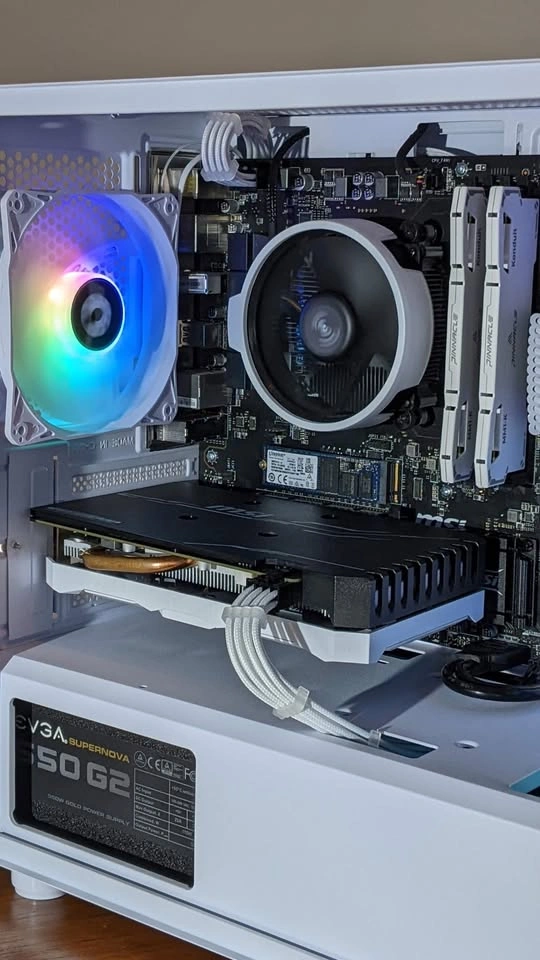 White Gaming PC | Ryzen 5 2600 - RTX 2060 - 16GB DDR4 - photo 3