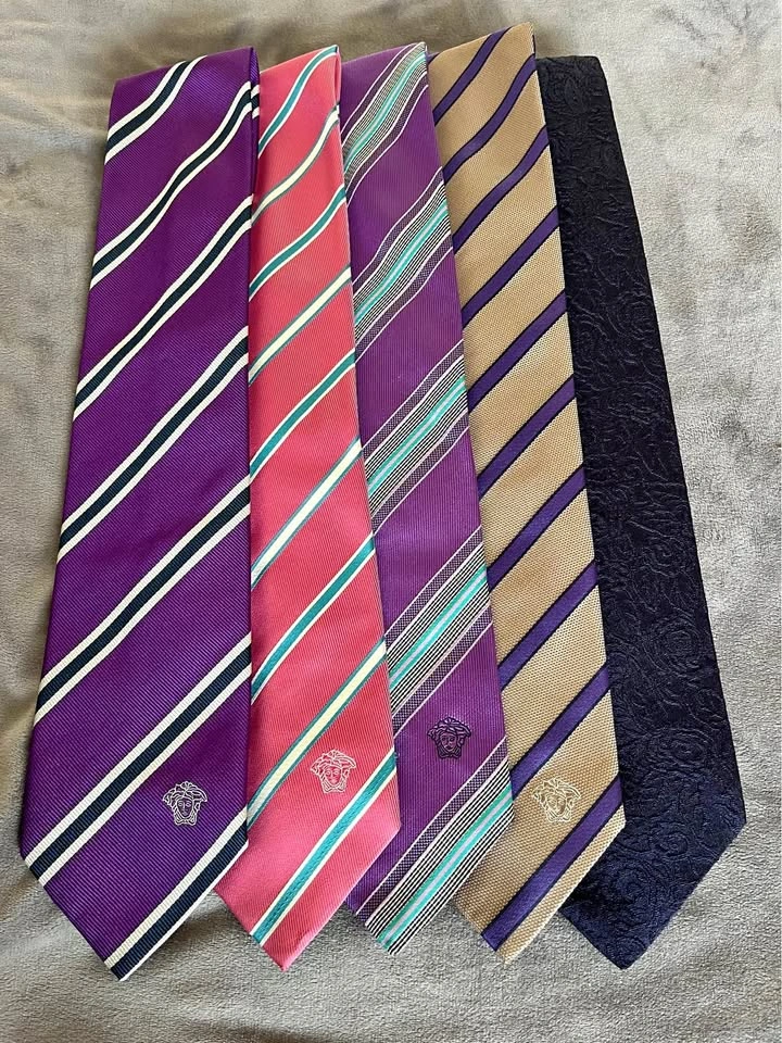 90s Vintage Medusa Head Versace Silk Ties
