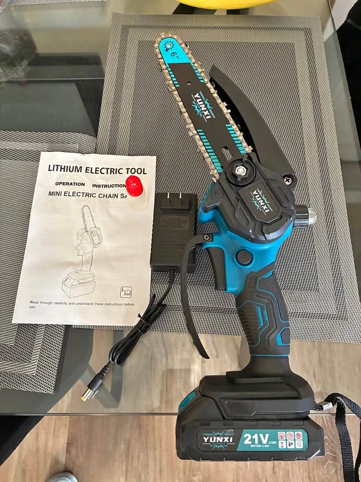 YUNXI 6" Mini Electric Chainsaw 21V