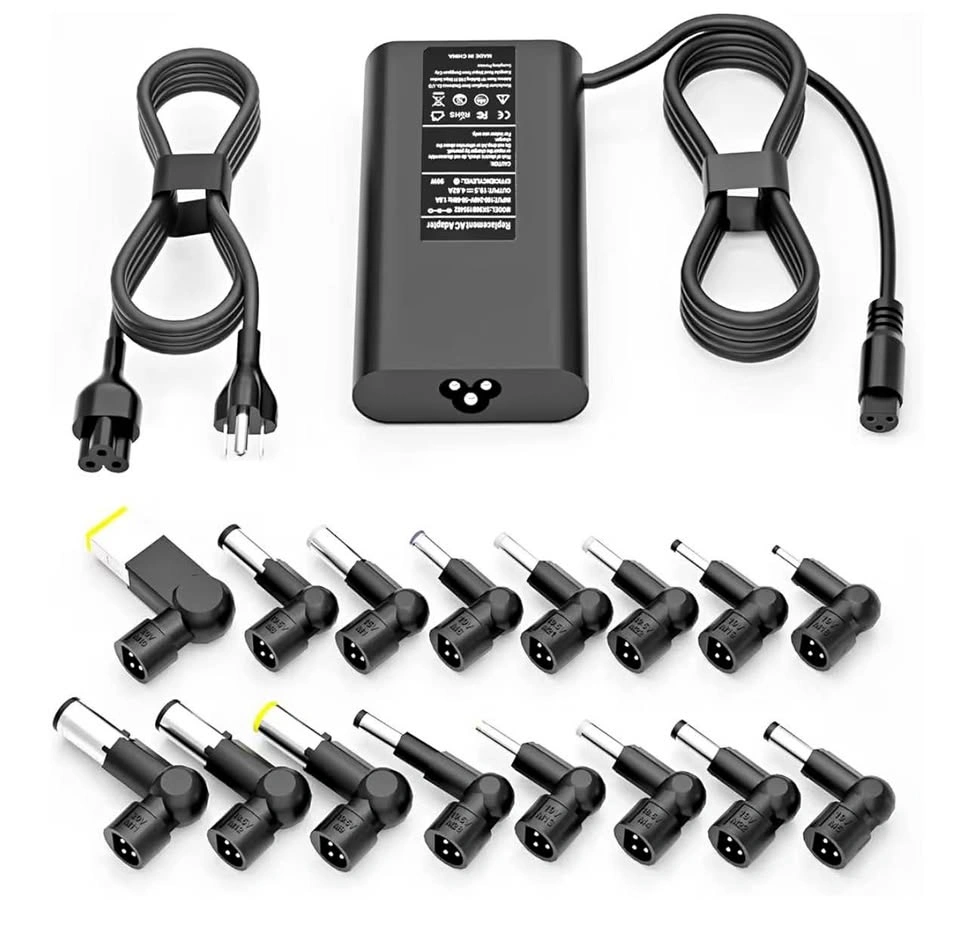 90W Universal AC Adapter Laptop Charger with 16 Tips