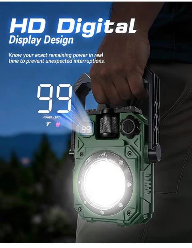 Rechargeable Work Light with Digital Display - photo 3