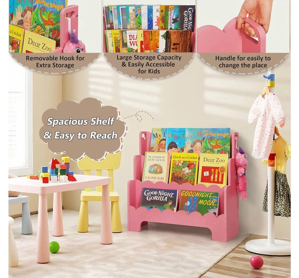 Kids Wooden Book Shelf - photo 4