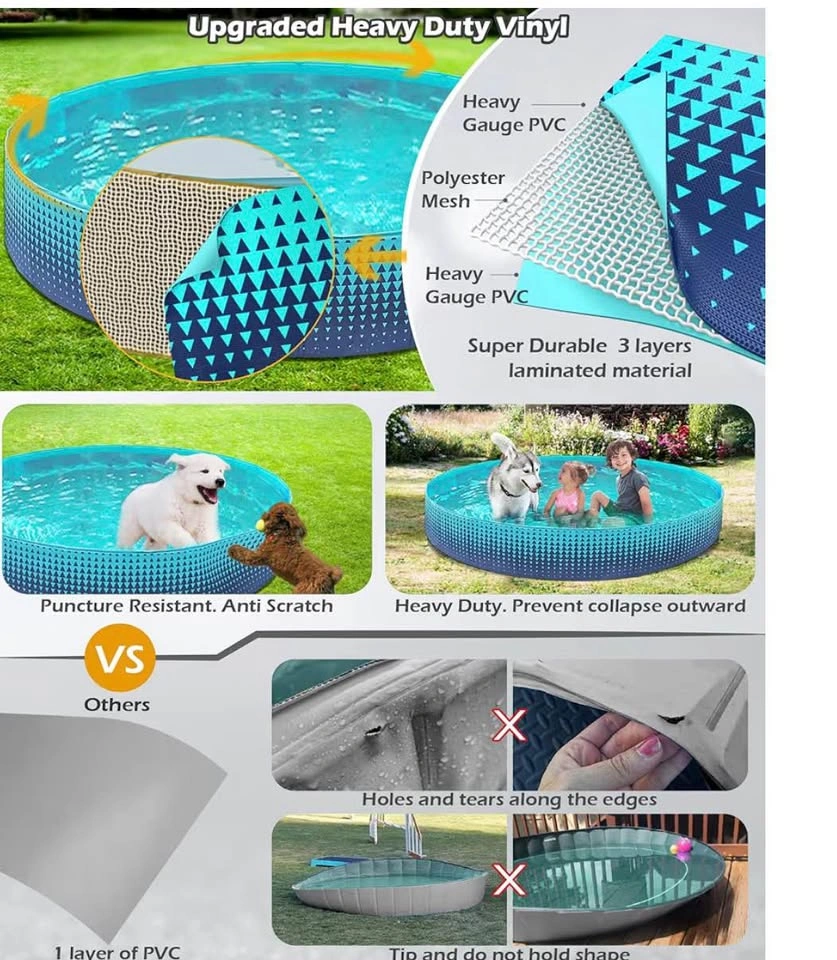 Jasonwell Kiddie/Baby Pool Foldable with Canopy 12” x 48” - photo 5