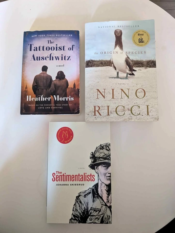 3 for $5 – The Tattooist of Auschwitz, The Origin of Species,
