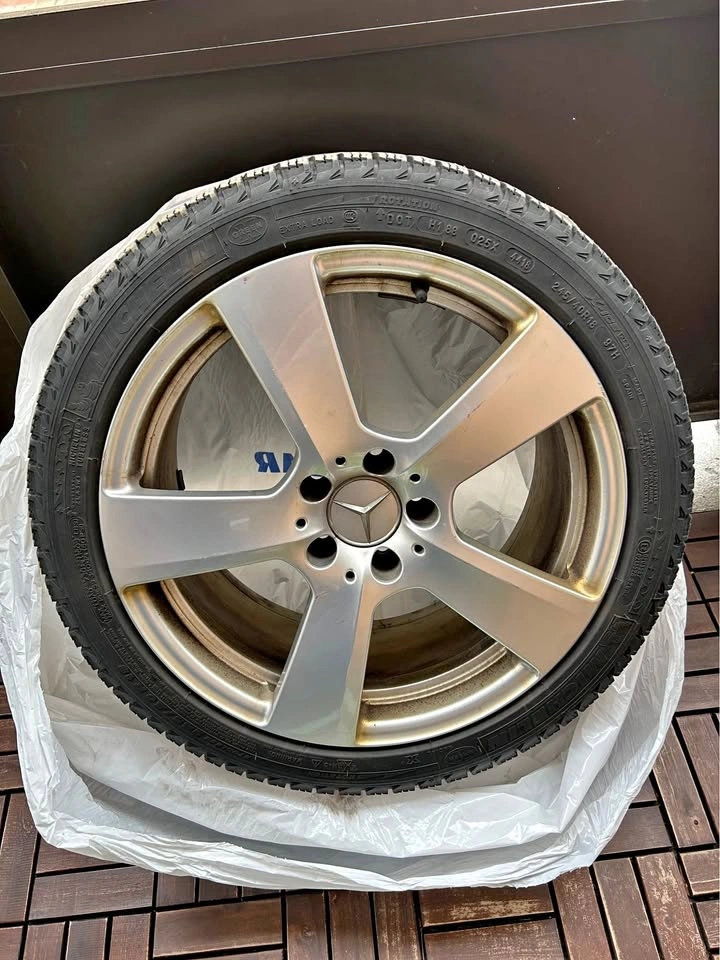 Mercedes OEM Rims + Winter Tires Michelin X-Ice XI3 - 245/40R18