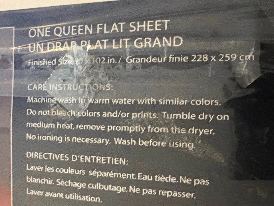 Queen flat sheet new - photo 4