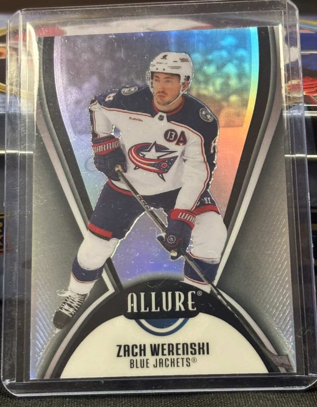 Black Rainbow Zach Werenski 25/26 Allure Hockey Card