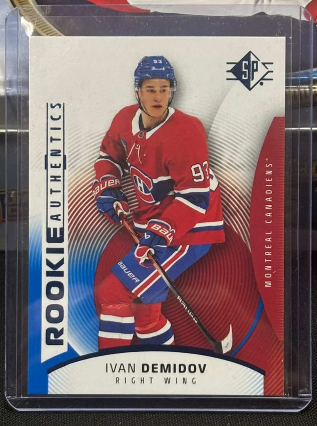 Rookie Authentics Ivan Demidov 25/26 Upper Deck SP