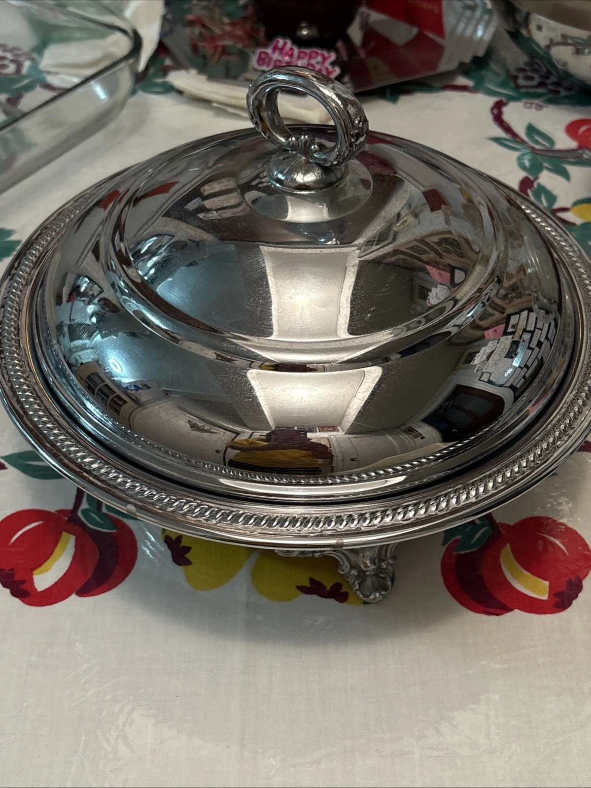 VTG Silverplate Catering Chafing Dish Set