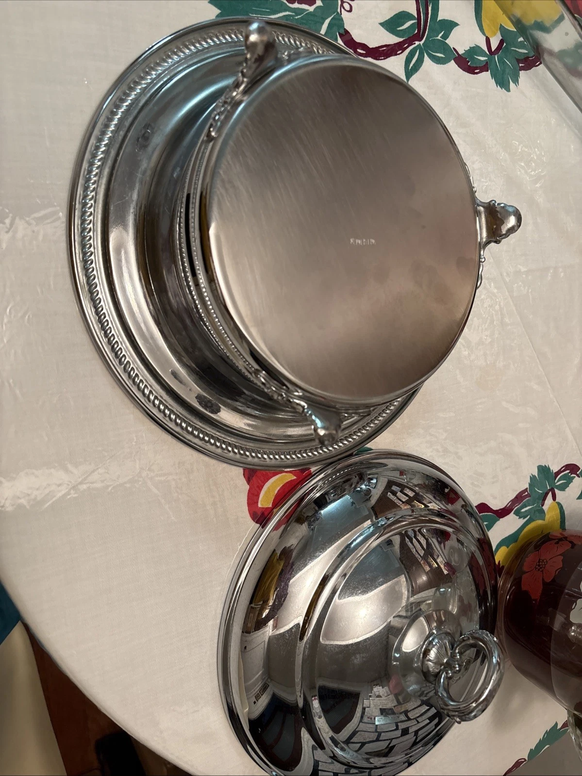 VTG Silverplate Catering Chafing Dish Set - photo 3