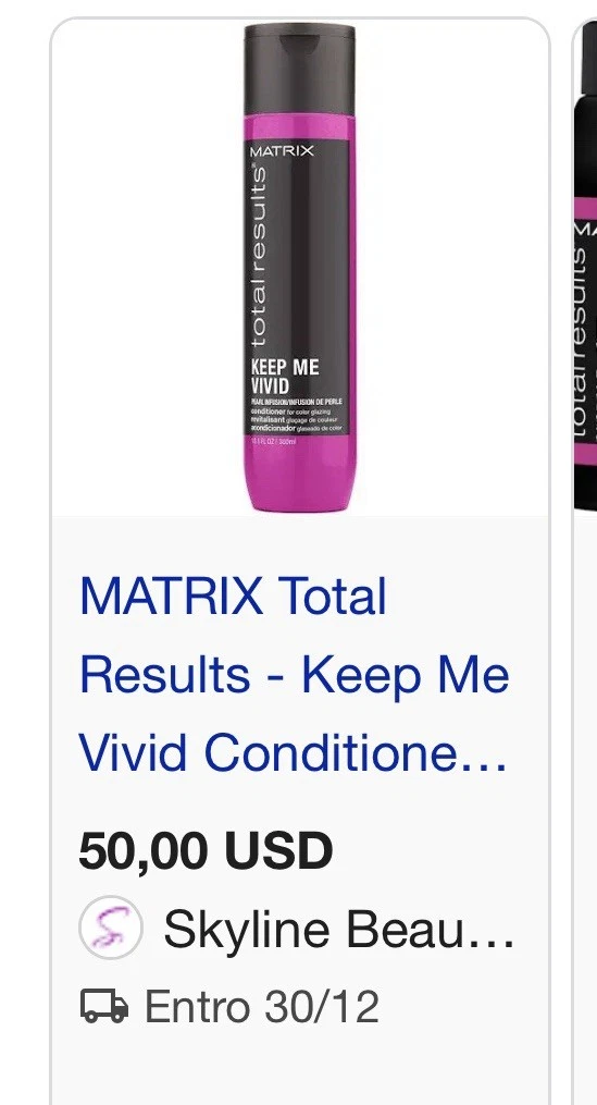 Matrix Total Results Keep Me Vivid Conditioner 10.1 oz - photo 3