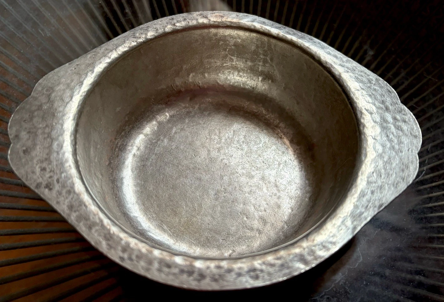 RARE ALAMAC HOTEL Antique JOS. HEINRICHS, Hammered Pot.