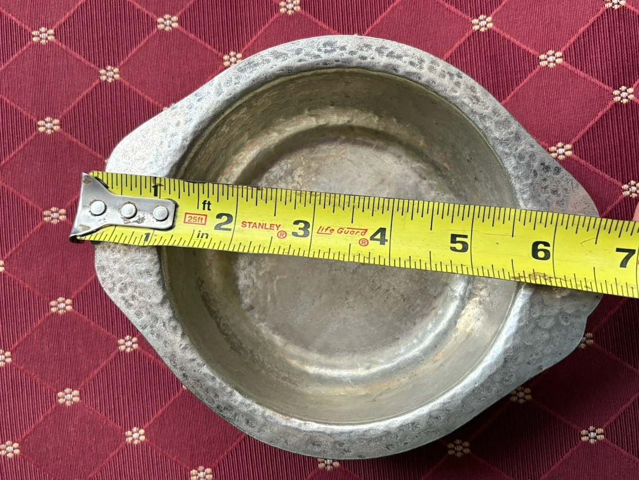 RARE ALAMAC HOTEL Antique JOS. HEINRICHS, Hammered Pot. - photo 5