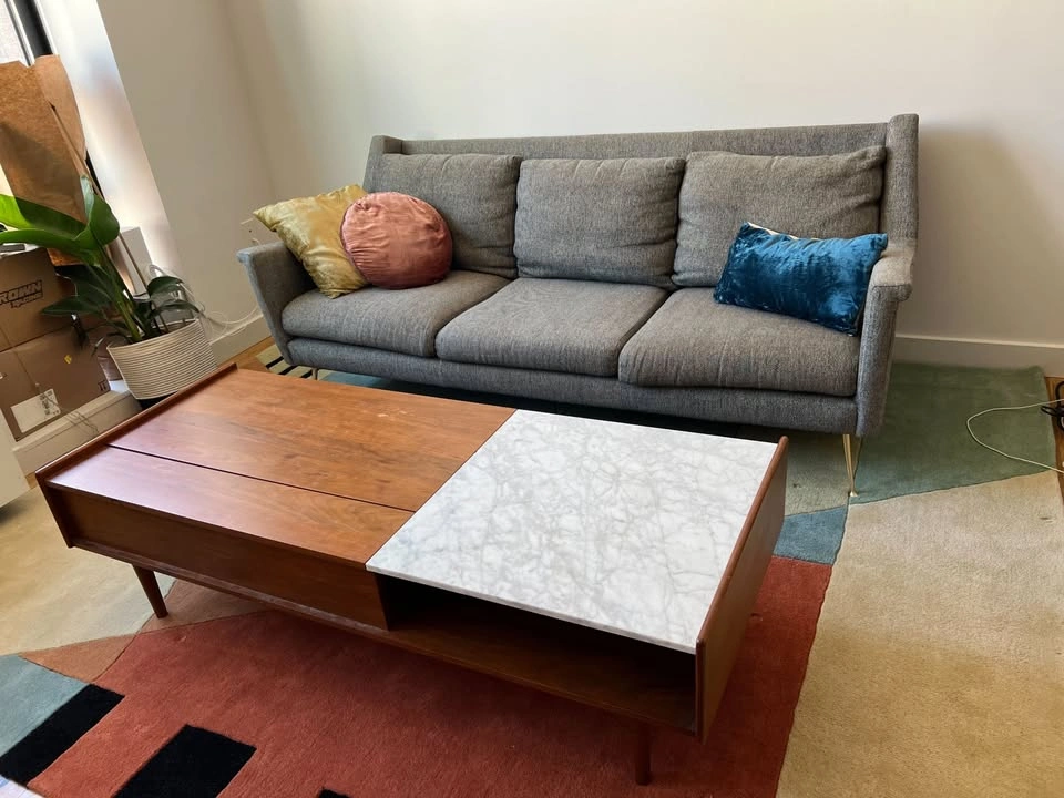 West Elm Mid-Century Modern 78" Couch - photo 4