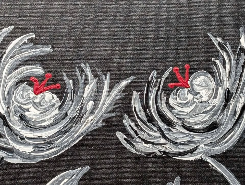 Signed Original Painting on Canvas; Unframed - photo 3