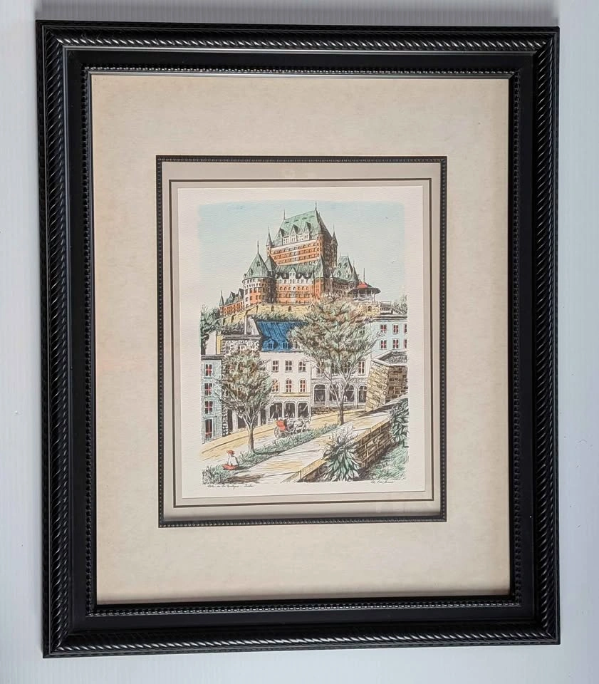 Large Art Print of Quebec Mountain in Quality Wood Frame - photo 3