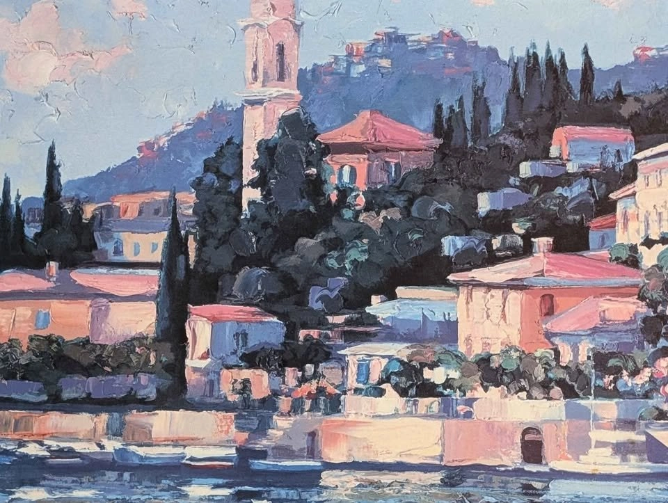 Howard Behrens "Lake Como" Framed Art Print (36" x 42") - photo 4