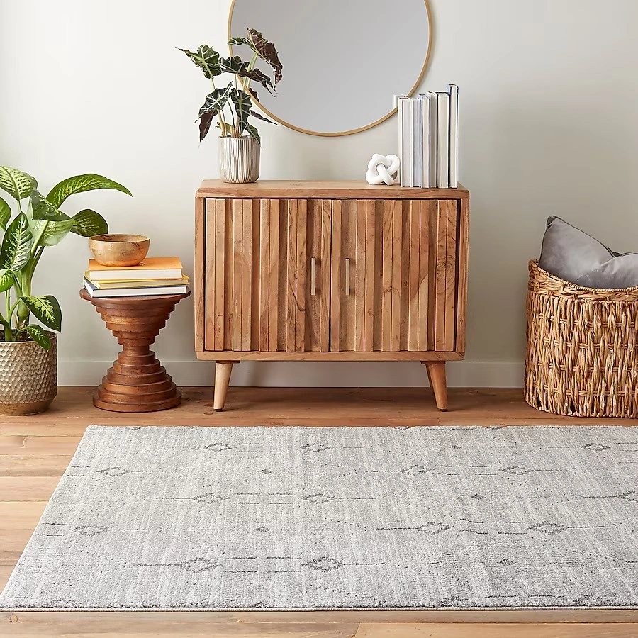 Grey Devika Area Rug - 5.2ft x 7.2ft - Brand New - photo 5