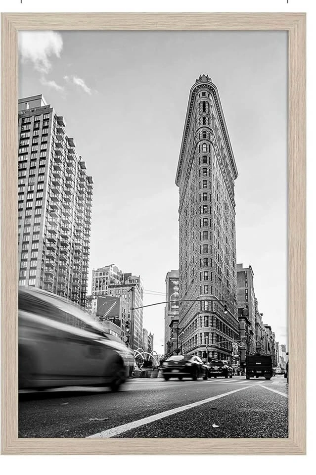 24x36 Large Wall Frame – Driftwood Finish (Modern Decor)