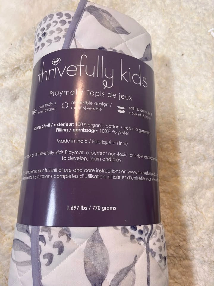 Organic Cotton Baby Playmat - Thrivefully Kids - photo 3