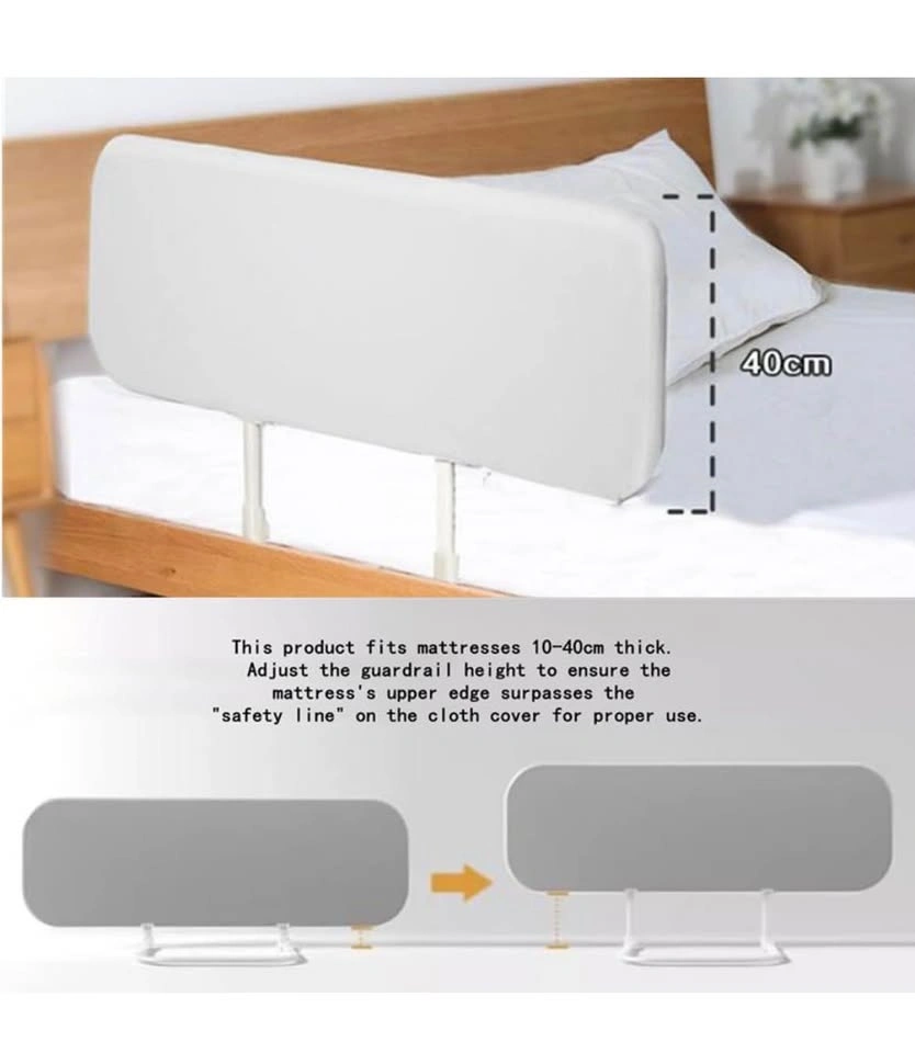 Bed Rail Guard for Kids – Foldable Safety Bed Barrier (32”) - photo 4