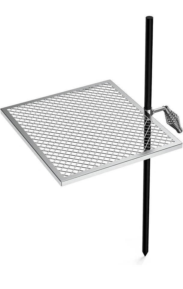 Onlyfire Adjustable Campfire Grill – Outdoor BBQ Rack (360° Swiv