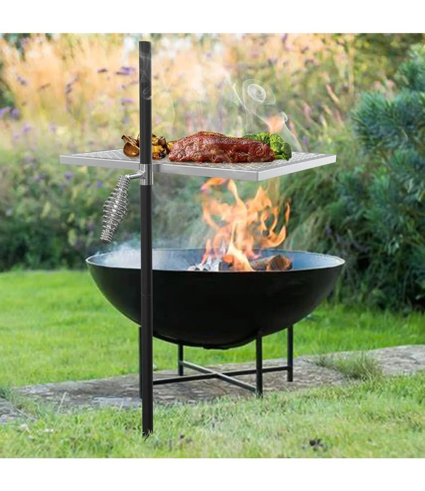 Onlyfire Adjustable Campfire Grill – Outdoor BBQ Rack (360° Swiv - photo 5