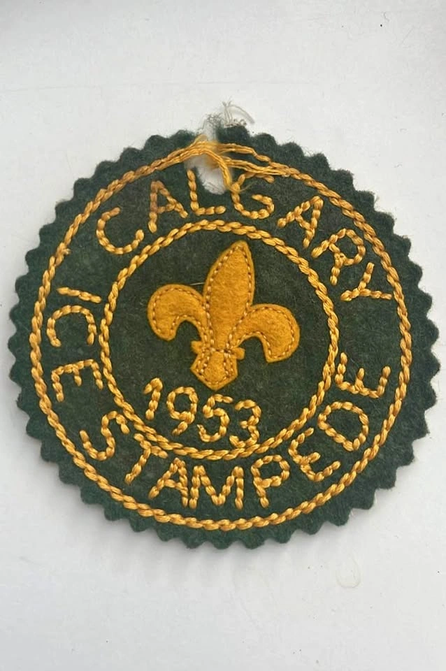 Vintage 1953 Calgary Ice Stampede Scout Patch