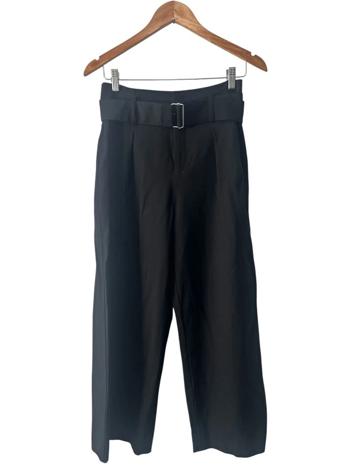 Club Monaco Black High-Waisted Belted Pants - Sz 4