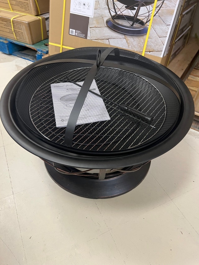 Pleasant Hearth Palmetto Fire Pit w/ Cooking Grid
