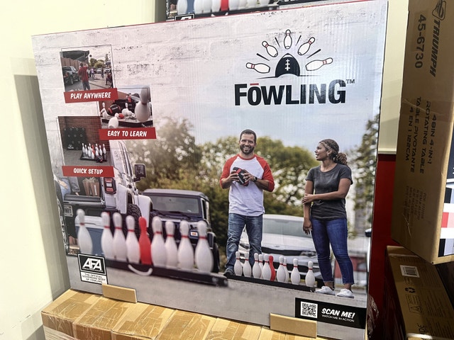 Triumph FōwlOn! Football Bowling Game