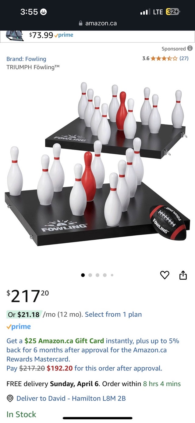 Triumph FōwlOn! Football Bowling Game - photo 5