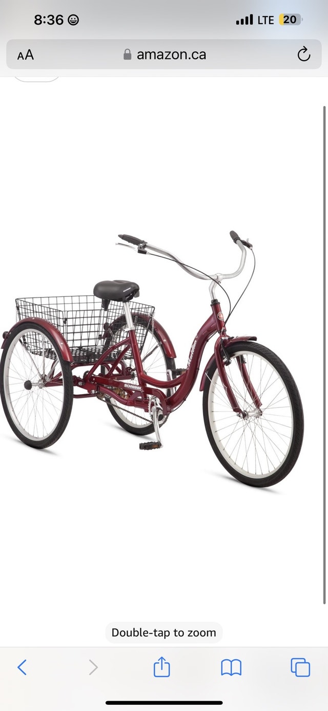 Schwinn 26 Inch Meridian Adult Trike - Dark Cherry - photo 2