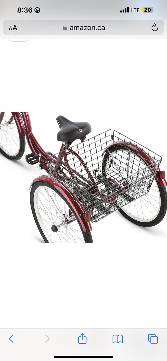 Schwinn 26 Inch Meridian Adult Trike - Dark Cherry - photo 3