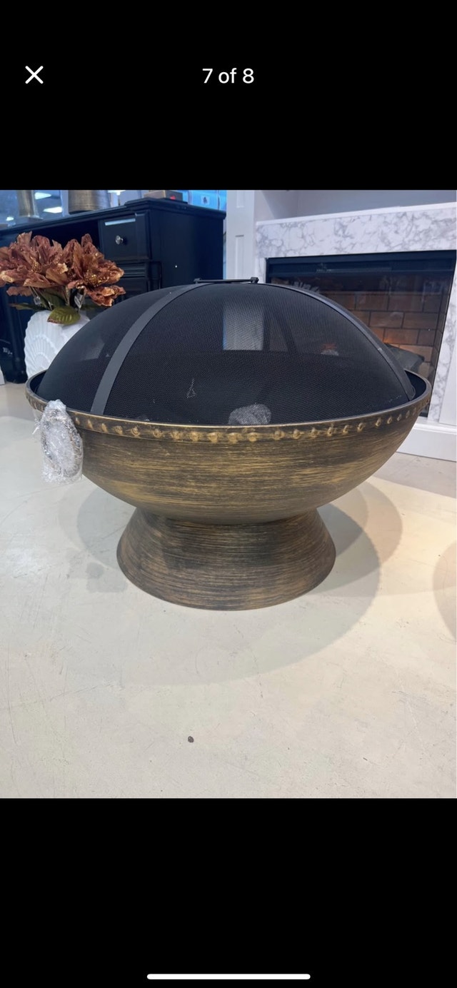Sterling Oaks Aramis 30-in Outdoor Wood Fireplace - New