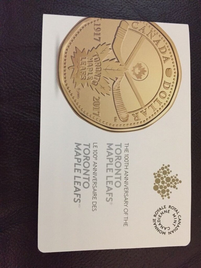 Royal Canadian Mint Toronto Maple Leaf Loonie Set