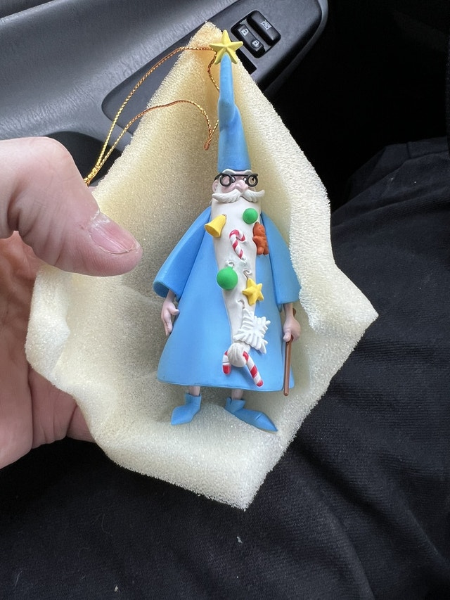 DCO Disney Grolier Christmas Ornament - Merlin (New Old Stock) - photo 2