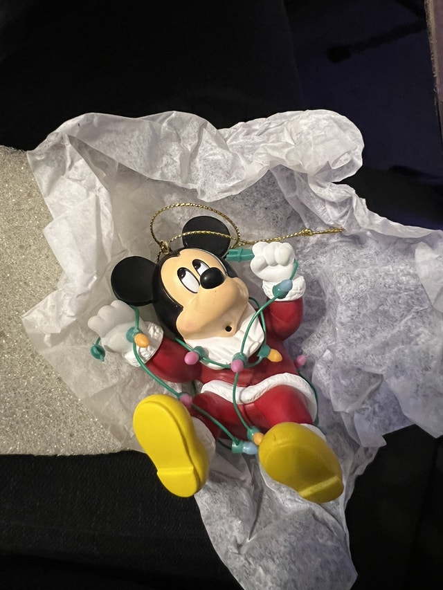 Grolier Disney Ornaments - Minnie & Mickey Mouse (New Old Stock) - photo 2