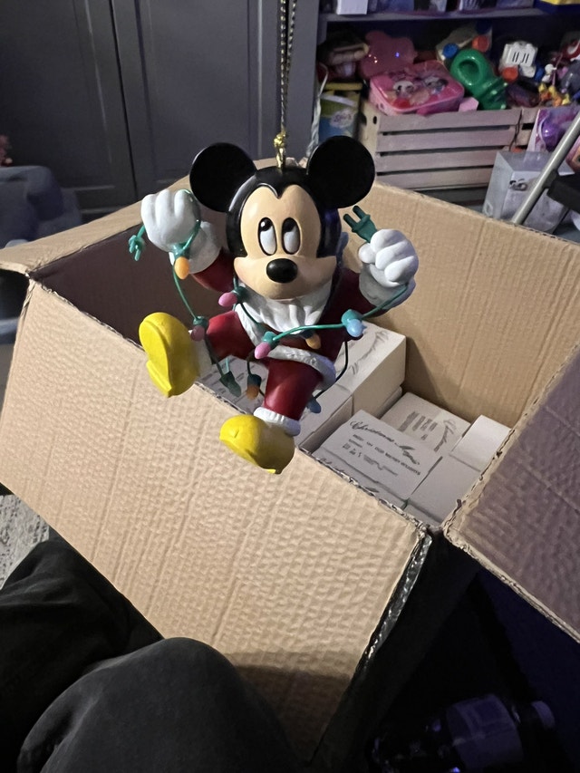 Grolier Disney Ornaments - Minnie & Mickey Mouse (New Old Stock) - photo 3