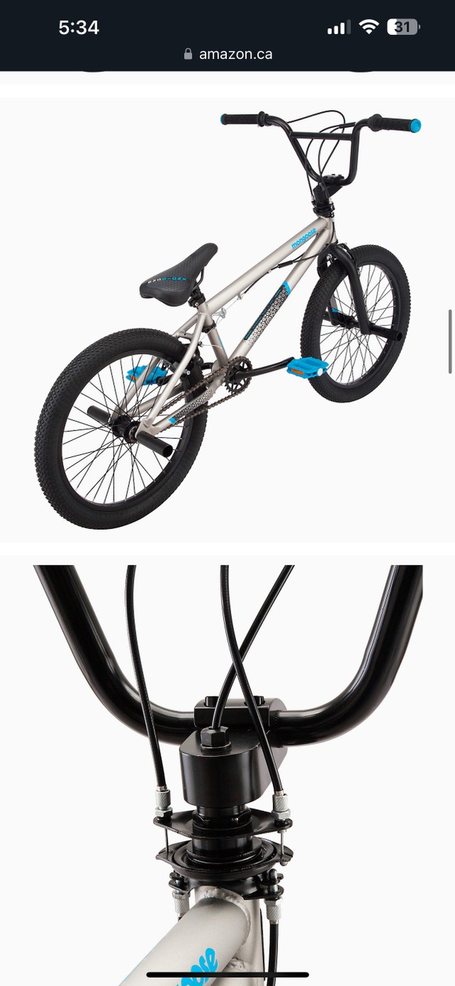Mongoose 20" Blue BMX Trick Bike - Brand New - photo 4