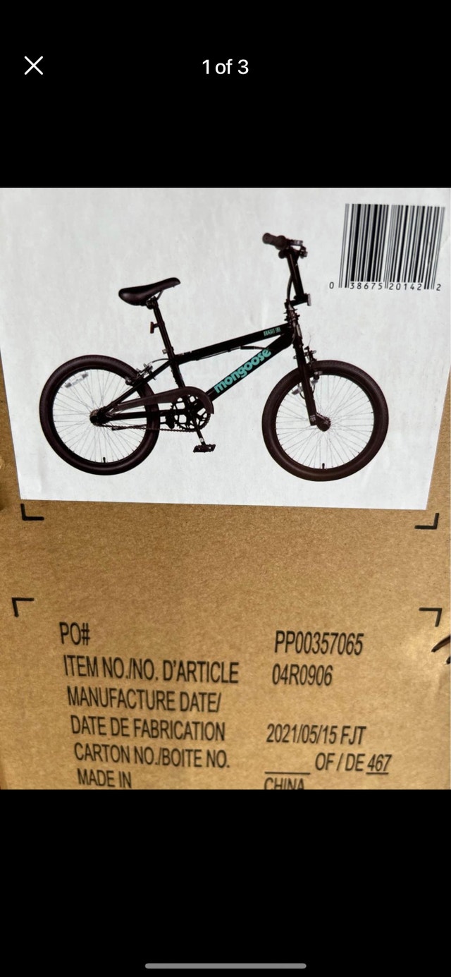 Mongoose Invert 20" BMX Bike - New in Box