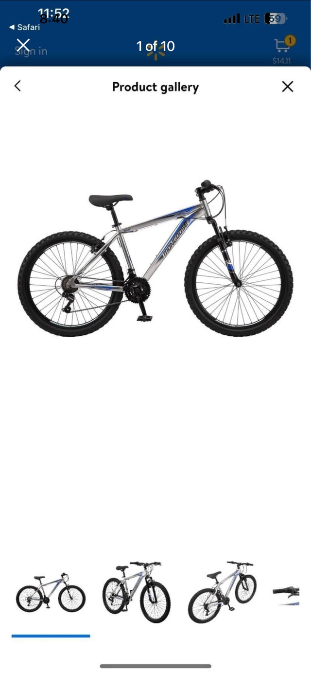 Mongoose Men's Flatrock Mountain Bike 26" 21-Speed Aluminum - photo 2