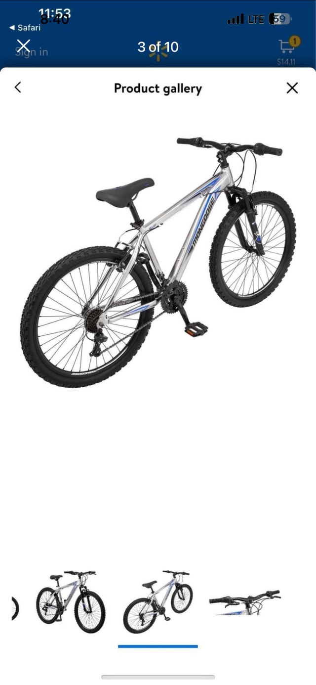 Mongoose Men's Flatrock Mountain Bike 26" 21-Speed Aluminum - photo 4