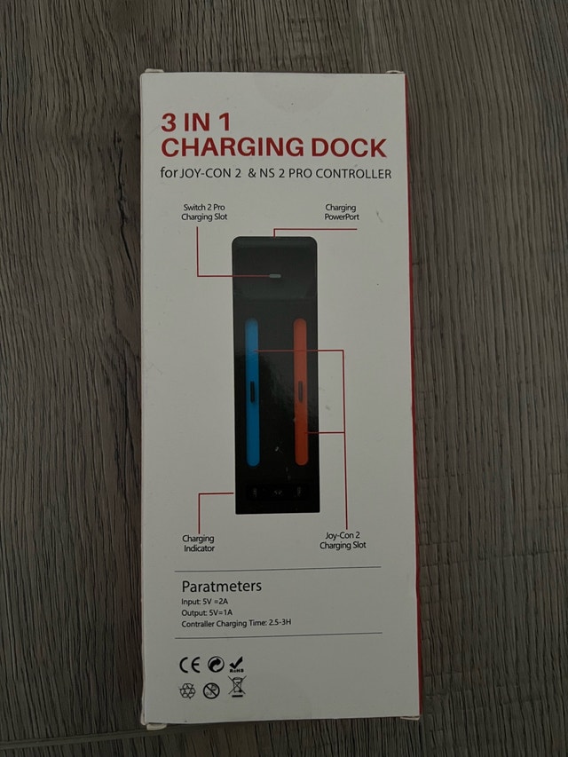3 in 1 Charging Dock for Joy-Con & Pro Controller